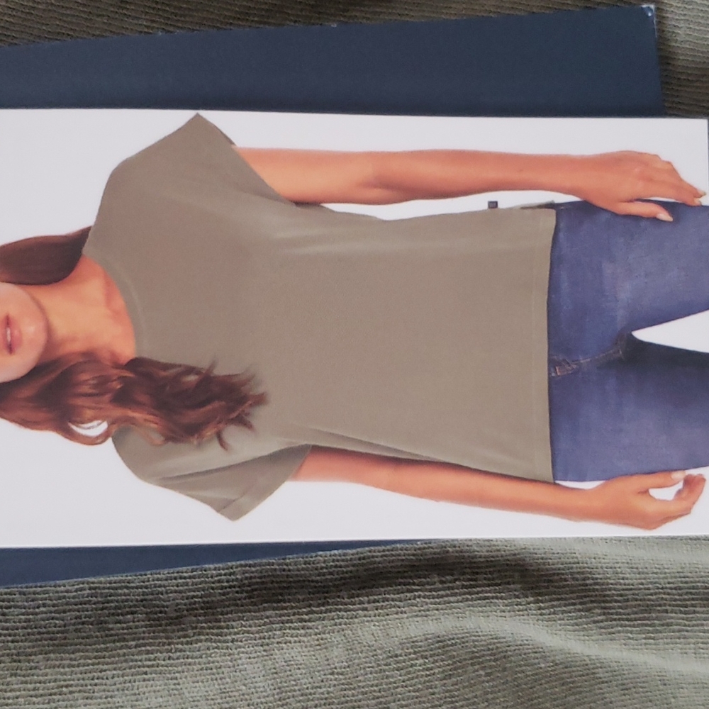 GAP sage green washed fashion tee (sz XXL) NEW